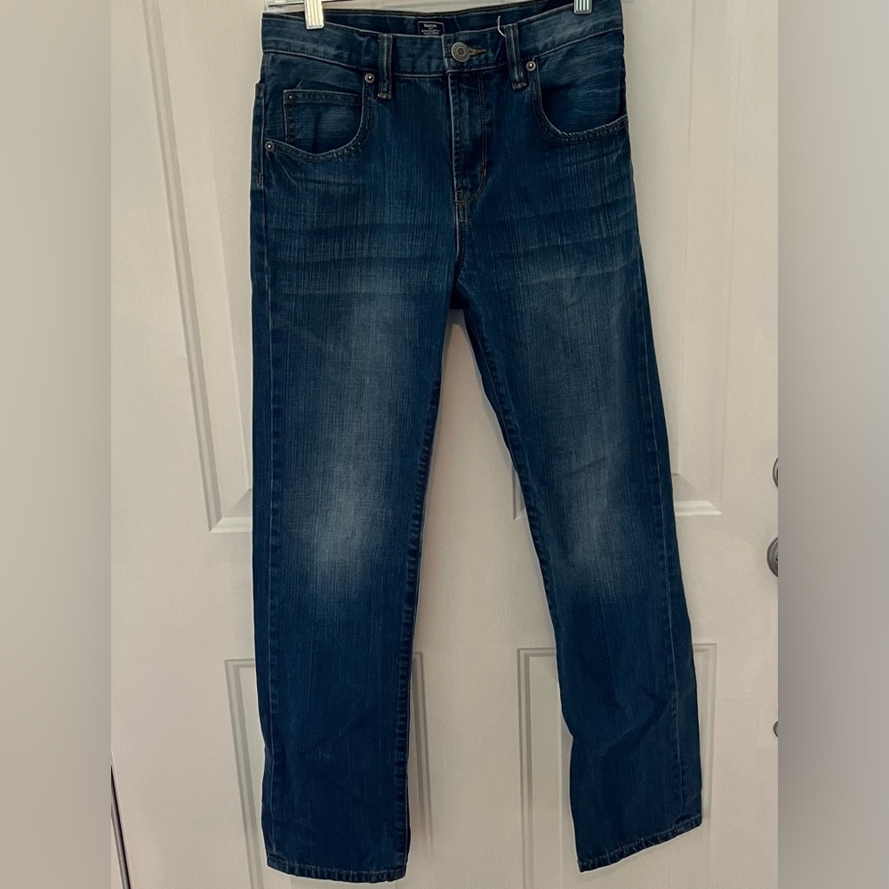 Gap Kids Boys Dark Wash Slim Straight Fit Jeans